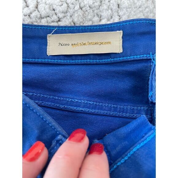 Pilcro Blue Stet Jean Shorts size 27 - Picture 5 of 7